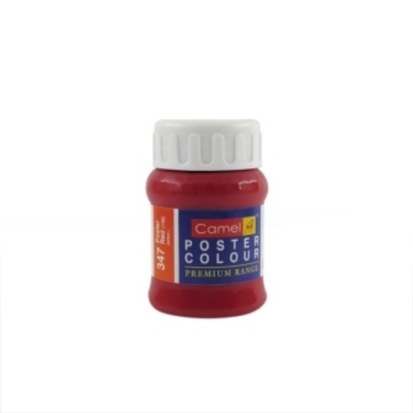 Picture of Camlin Poster Colour - SR1 100ml Poster Red (347)