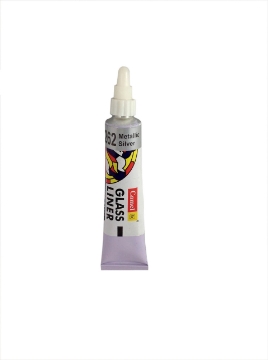 Picture of Camlin Glass Liners 20ml - Metallic Silver (262)