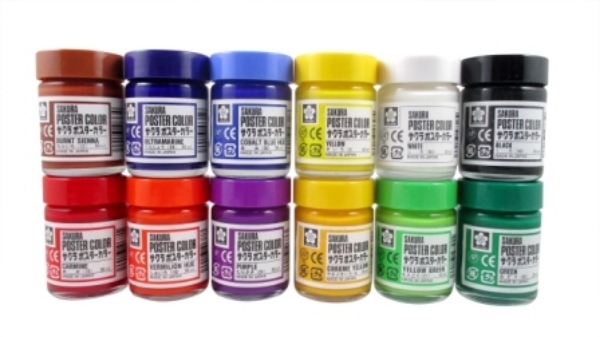 Picture of Sakura Poster Colour Set - 12 Colour (30ml)