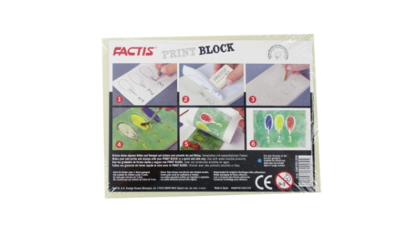 Picture of Factis Print Block - 9 x 12cm (0.9cm)