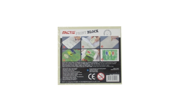 Picture of Factis Print Block - 8 x 9cm (0.9cm)