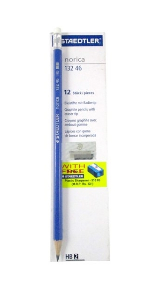 Picture of Staedtler Norica Pencil with Eraser Tip - Pack of 12 (HB)