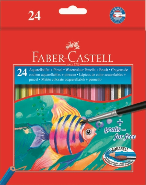 Picture of Faber Castell Water Colour Pencil - Set of 24