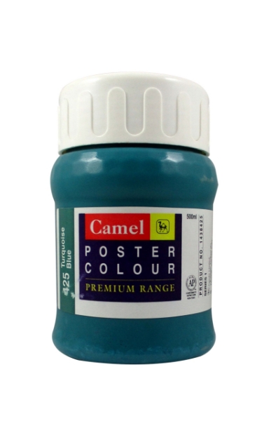 Picture of Camlin Poster Colour - SR1 500ml Turquoise Blue (425)