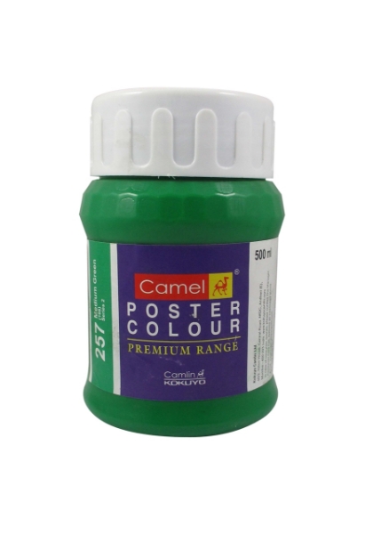 Picture of Camlin Poster Colour - SR2 500ml Medium Green (257)