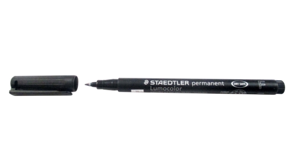 Picture of Staedtler Lumocolor Permanent Marker - Black F