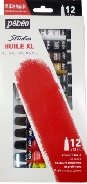 Picture of Pebeo Studio XL Fine Oil Colour Beginners - Set of 12 (12ml)