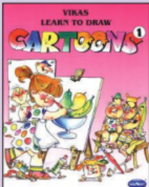  Vikas Learn To Draw - Cartoons Book - 1| Student Art Book|  
