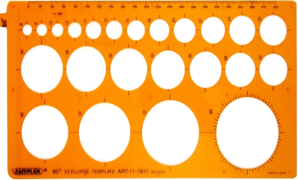 Picture of Complex Ellipse Template 1837