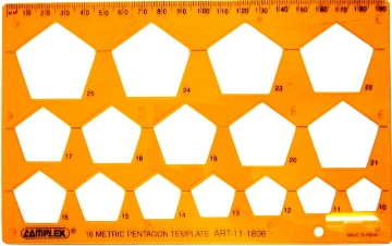 Picture of Complex 16 Metric Pentagon Template 1806