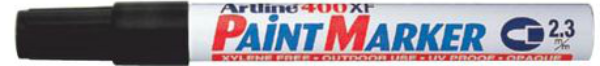 Picture of Artline 400XF Paint Marker Pen Black 2.3mm