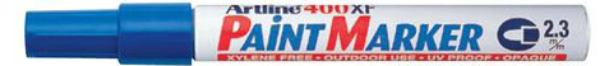 Picture of Artline 400XF Paint Marker Pen Blue 2.3mm