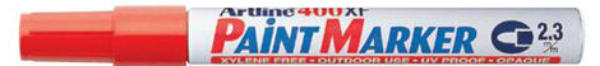 Picture of Artline 400XF Paint Marker Red 2.3mm