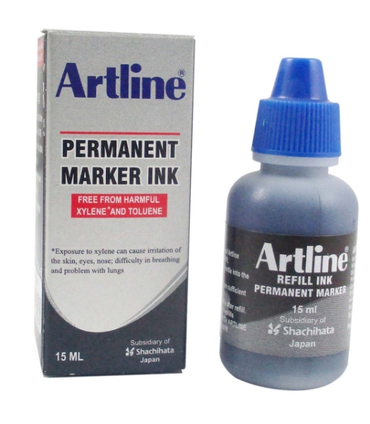 Picture of Artline Permanent Marker Ink Blue 15ml