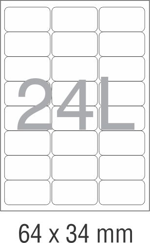 Hindustan Trading Company| Novajet Multipurpose Self Adhesive Labels 64mm x 34mm (24L)| General ...