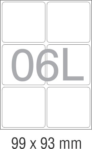 Hindustan Trading Company| Novajet Multipurpose Self Adhesive Labels 99mm x 93mm (06L)| General ...