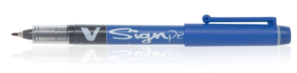 Picture of Pilot V Sign Pen Blue
