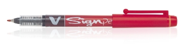 Picture of Pilot V Sign Pen Red