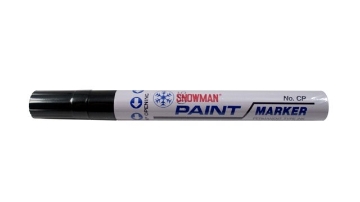 Picture of Snowman Oil Marker 4.5mm - Black