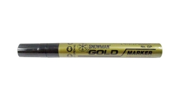 Picture of Snowman Oil Marker 4.5mm - Gold