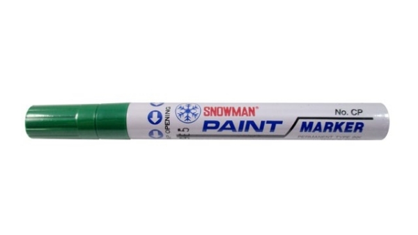 Picture of Snowman Oil Marker 4.5mm Colours - Green