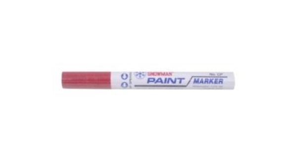 Picture of Snowman Oil Marker 4.5mm Colours - Burgundy
