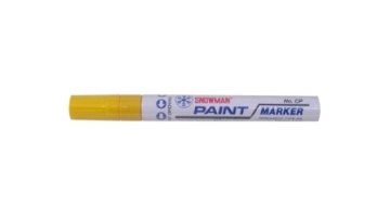 Picture of Snowman Oil Marker 4.5mm Colours - Yellow