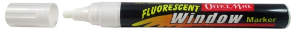 Picture of Office Mate Window Marker Fluorescent White
