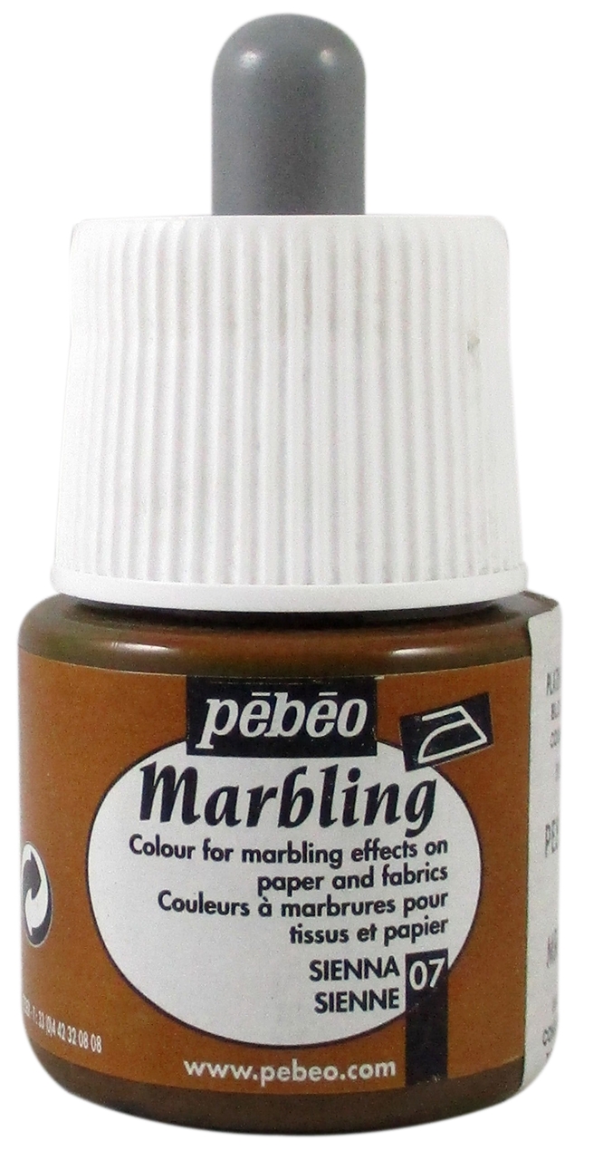 Hindustan Trading Company Pebeo Marbling Colour 45ml 07 Sienna Pebeo Marbling Colours
