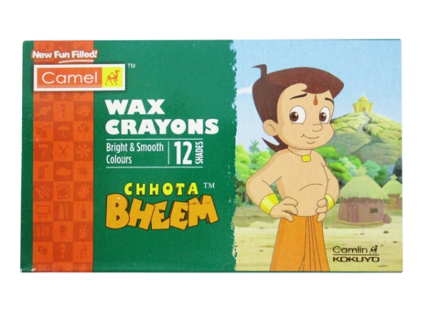 Picture of Camlin Wax Crayons - Set of 12 shades