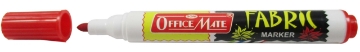 Picture of Office Mate Fabric Marker Red