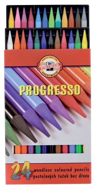 Picture of Kohinoor Progresso Woodless Colour Pencils Set Of 24