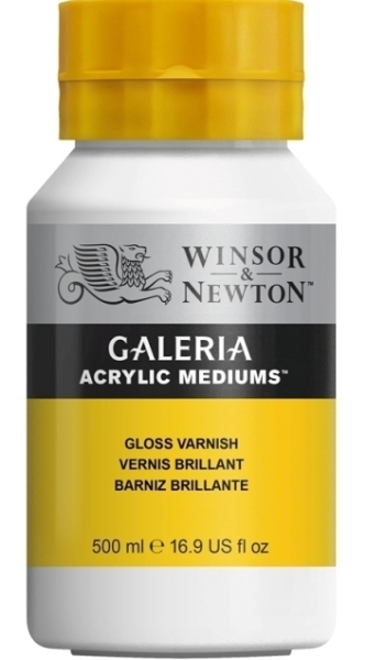 Picture of Winsor & newton Galeria Acrylic Mediums Gloss Varnish 500ml