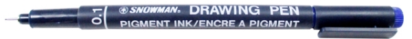 Picture of Snowman Drawing Pen 0.1 Blue