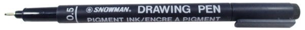 Picture of Snowman Drawing Pen 0.5mm Black