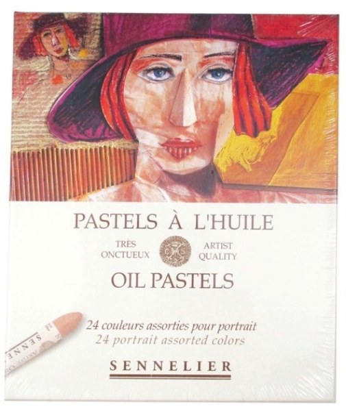 Picture of Sennelier Oil Pastels Set 24 Portrait Assrtd