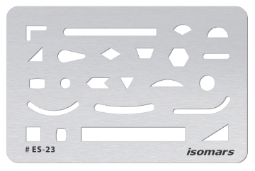 Picture of Isomars Erasing Shield - Metal (ES23)