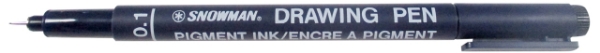 Picture of Snowman Drawing Pen 0.1 Black