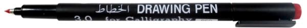 Picture of Snowman Calligraphy Pen 3.0mm Red