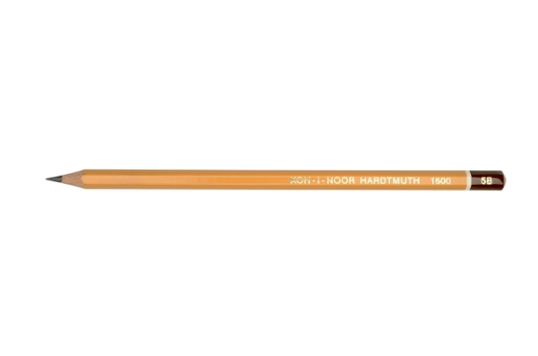 Picture of Kohinoor Yellow Graphite Pencil 1500/5B