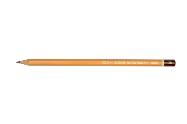 Picture of Kohinoor Yellow Graphite Pencil 1500/3B