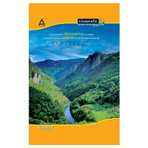 Classmate 175 Pages Unruled Long Notebook Notebook