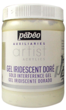 Picture of Pebeo Acrylic Extra Fine Interference Gold / Iridescent Gel 250ml