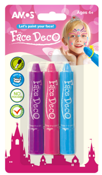 Picture of Amos Face Deco - II Set of 3 colours