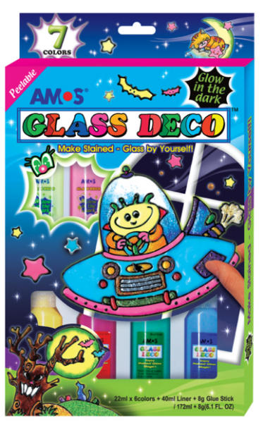 Picture of Amos Glass Deco (Glow In The Dark Set)