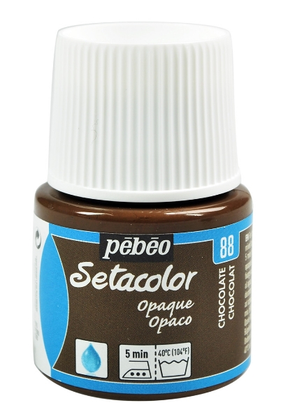 Picture of Pebeo Setacolour Opaque 45ml Chocolate(88)