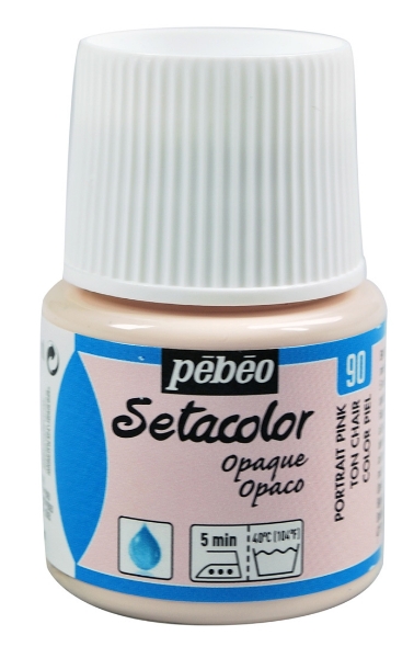Picture of Pebeo Setacolour Opaque - 45ml Portrait Pink(90)