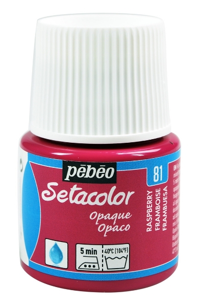 Picture of Pebeo Setacolour Opaque - 45ml Raspberry(81)
