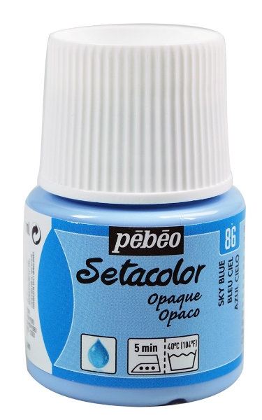 Picture of Pebeo Setacolour Opaque - 45ml Sky Blue(86)
