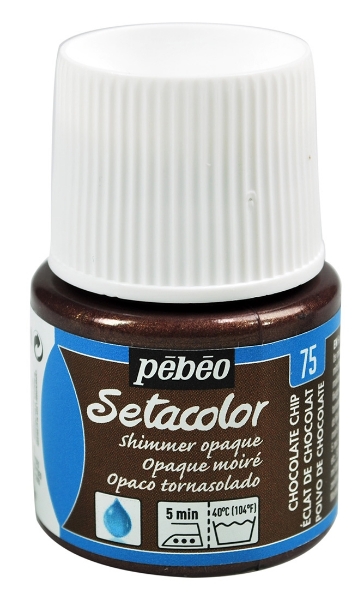 Picture of Pebeo Setacolour Opaque Shimmer - 45ml Chocolate Chip(75)